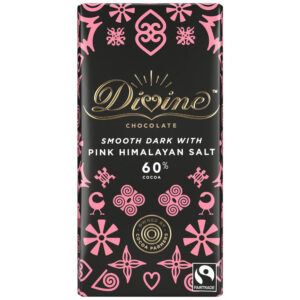 Divine Chocolate Dark Chocolate with Pink Himalayan Salt 90g