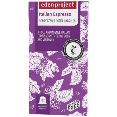 Eden Project Italian Espresso Compostable Nespresso Capsules 10