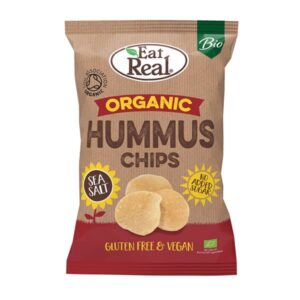 *On Offer* Eat Real Organic Hummus Chips Sea Salt 100g
