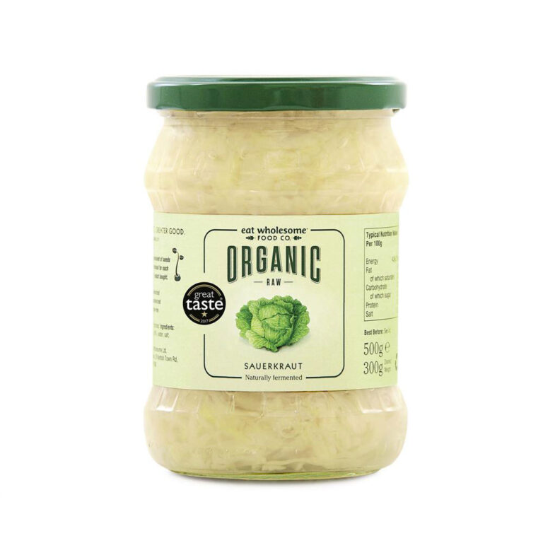 Eat Wholesome Organic Raw Sauerkraut