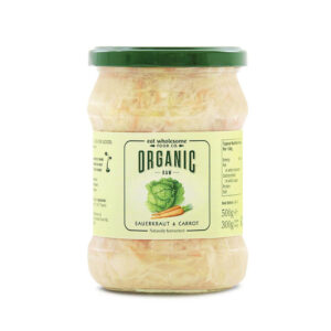 Eat Wholesome Organic Raw Sauerkraut & Carrot 500g