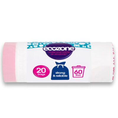 Ecozone Biodegradable Bin Liners 60L -