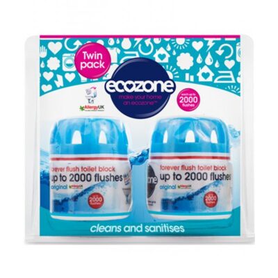 Ecozone Forever Flush Toilet Block Twin Pack
