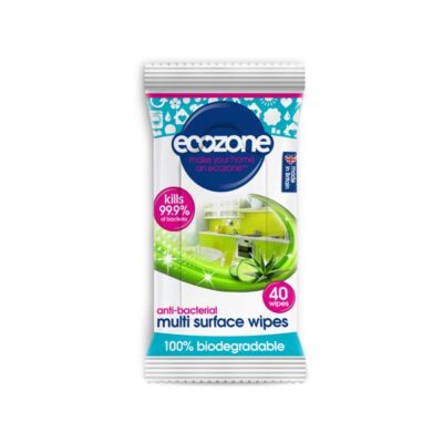 Ecozone Anti-Bacterial Multi Surface Wipes 40