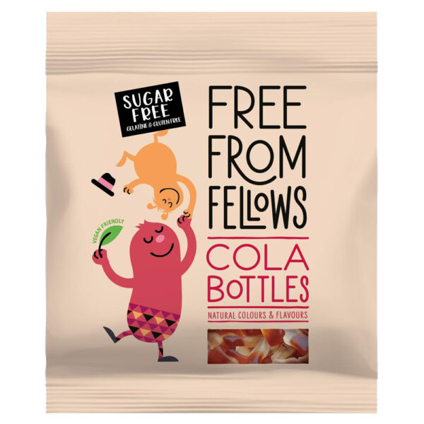 Free From Fellows Cola Bottles 100g X 10|Free From Fellows Cola Bottles 100g (Min. 10)