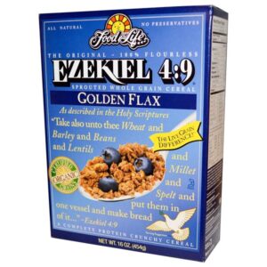 Food For Life Ezekiel Sprouted Whole Grain Cereal Golden Flax 454g