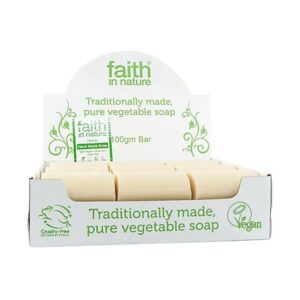 Faith in Nature Hemp Green Tea Soap Unwrapped 18 Box