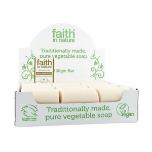 Faith in Nature Seaweed Soap Unfragranced Unwrapped 18 Box