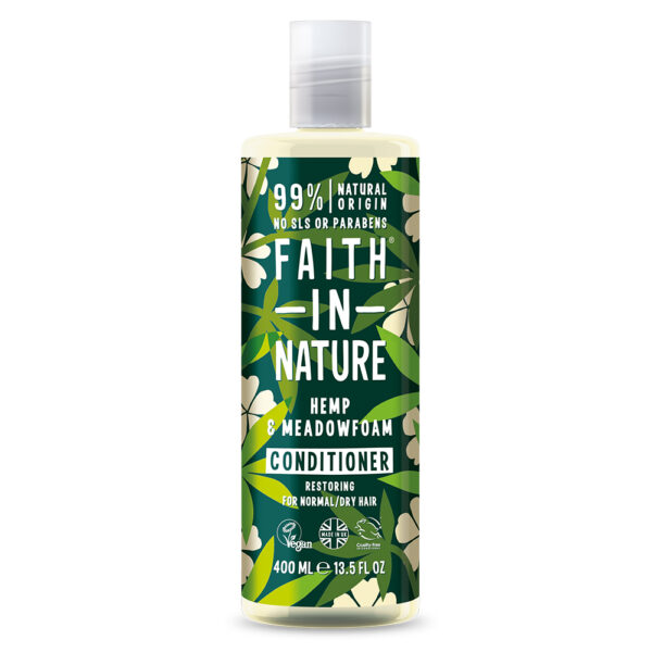 Faith in Nature Hemp & Meadowfoam Conditioner 400ml