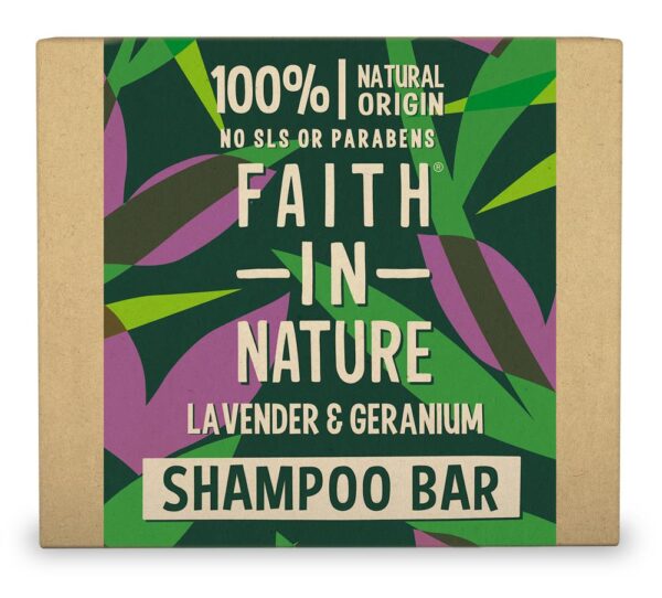 Faith in Nature Shampoo Bar Lavender & Geranium 85g