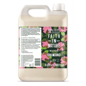 Faith in Nature Hand Wash Wild Rose 5L