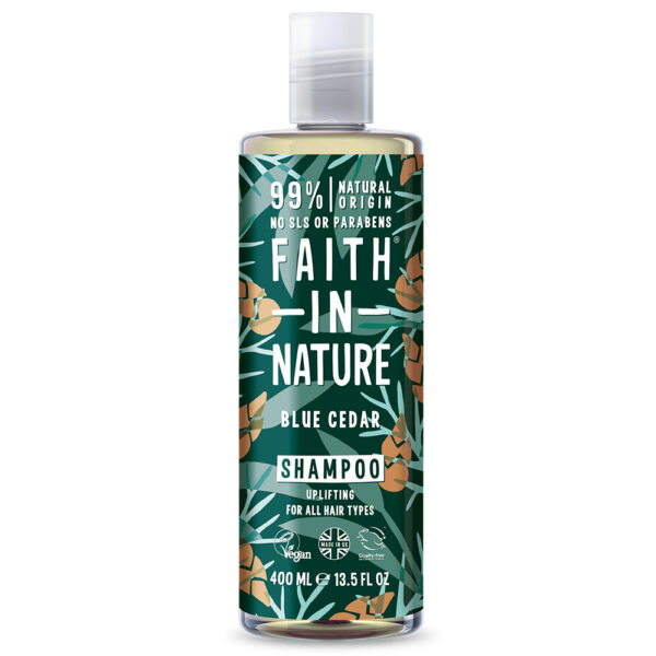 Faith in Nature Faith For Men Blue Cedar Shampoo 400ml