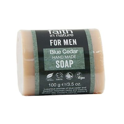 Faith in Nature Faith For Men Blue Cedar Soap