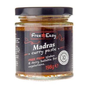 Free & Easy Gluten Free Madras Curry Paste 198g