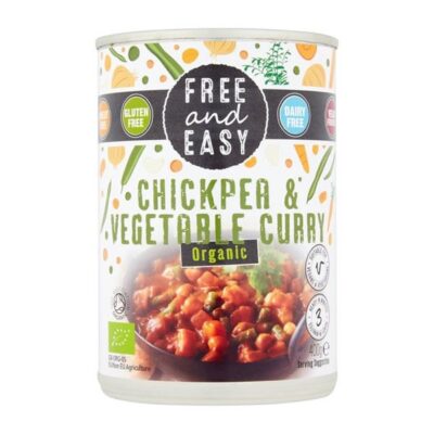 Free & Easy Chick Pea & Vegetable Curry