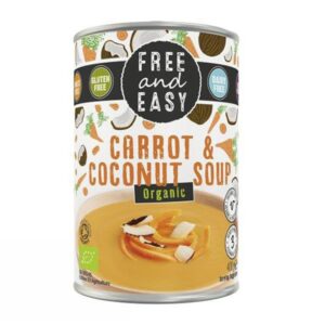 Free & Easy Organic Carrot & Coconut Soup