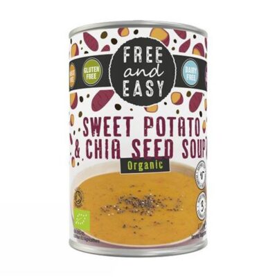 Free & Easy Organic Sweet Potato & Chia Seed Soup