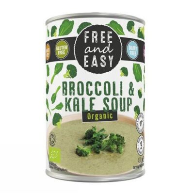 Free & Easy Organic Broccoli & Kale Soup