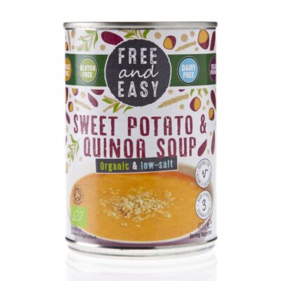 Free & Easy Organic Low Salt Sweet Potato & Quinoa Soup