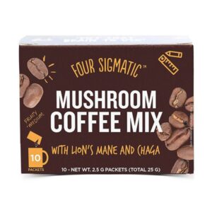 Four Sigma Foods Mushroom Coffee Lions Mane 10 Sachets