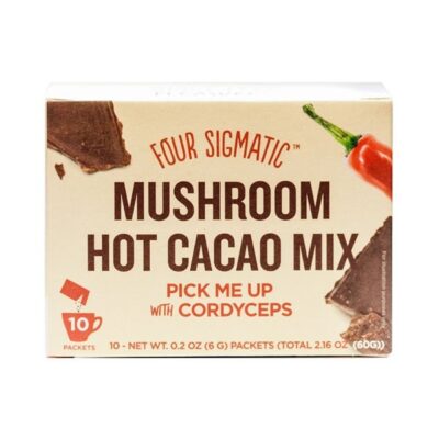 Four Sigma Foods Mushroom Hot Cacao Mix with Cordyceps