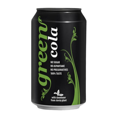 Green Cola Zero Calories & Sweetened with Stevia