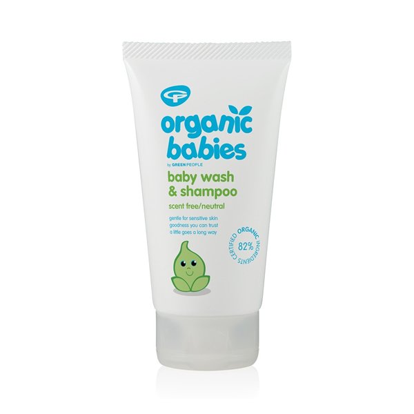 Green People Organic Baby Wash & Shampoo Scent Free 150ml
