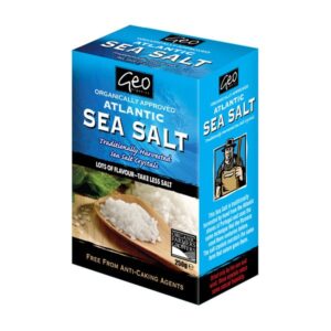 Geo Organics Organically Approved Atlantic Sea Salt Crystals 250g