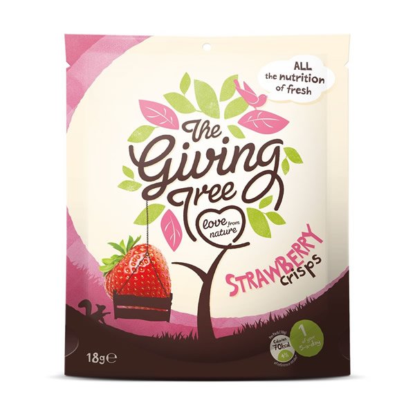 Giving Tree Ventures Strawberry Crisps 18g