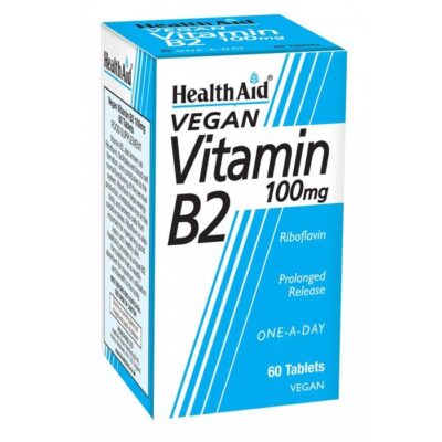 HealthAid Vitamin B2 (Riboflavin) 100mg Prolonged Release