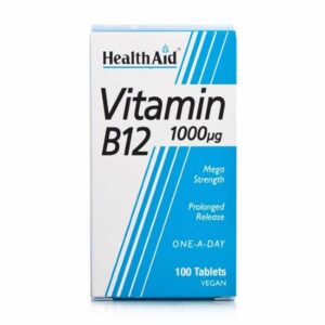 HealthAid Vitamin B12 1000μg Prolonged Release 100 Tablets