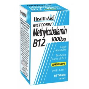 HealthAid Methylcobalamin 1000μg  B12 60 Tablets