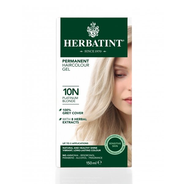 Herbatint Platinum Blonde Hair Colour 10N 150ml