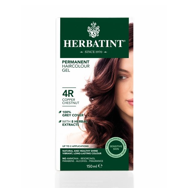 Herbatint Copper Chestnut Hair Colour 4R 150ml