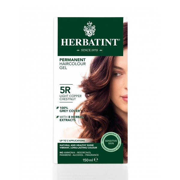 Herbatint Light Copper Chestnut Hair Colour 5R 150ml