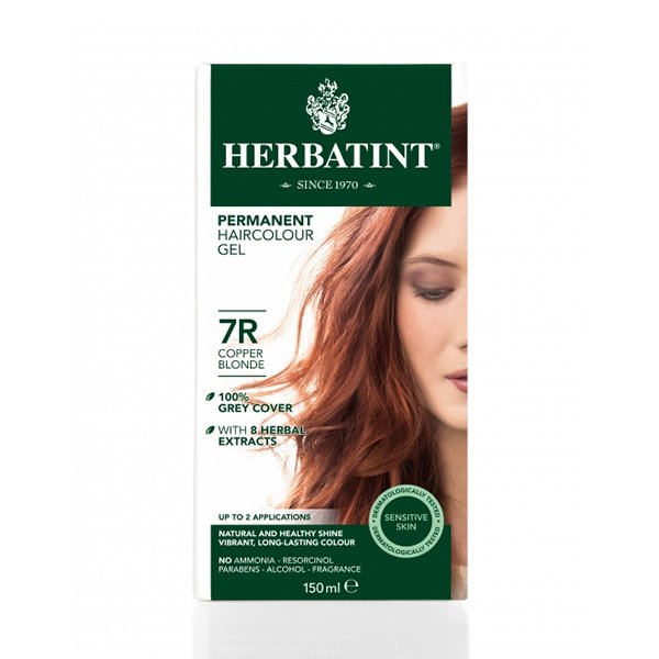 Herbatint Copper Blonde Hair Colour 7R 150ml