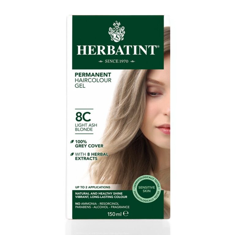 Herbatint Light Ash Blonde Hair Colour 8C