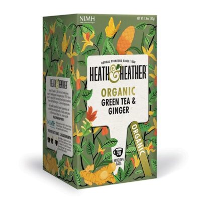 Heath & Heather Organic Green Tea & Ginger