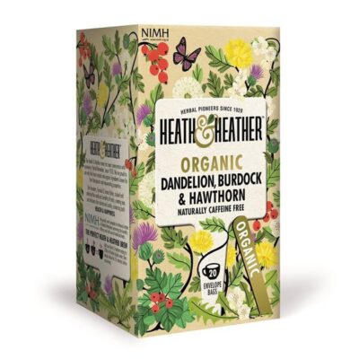 Heath & Heather Organic Dandelion, Burdock & Hawthorn Tea