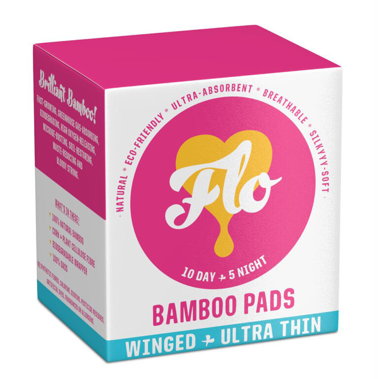 Here We Flo Bamboo Pads Combo Pack