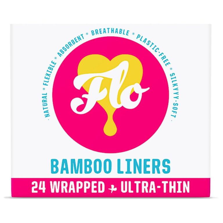 Here We Flo Bamboo Liners Wrapped