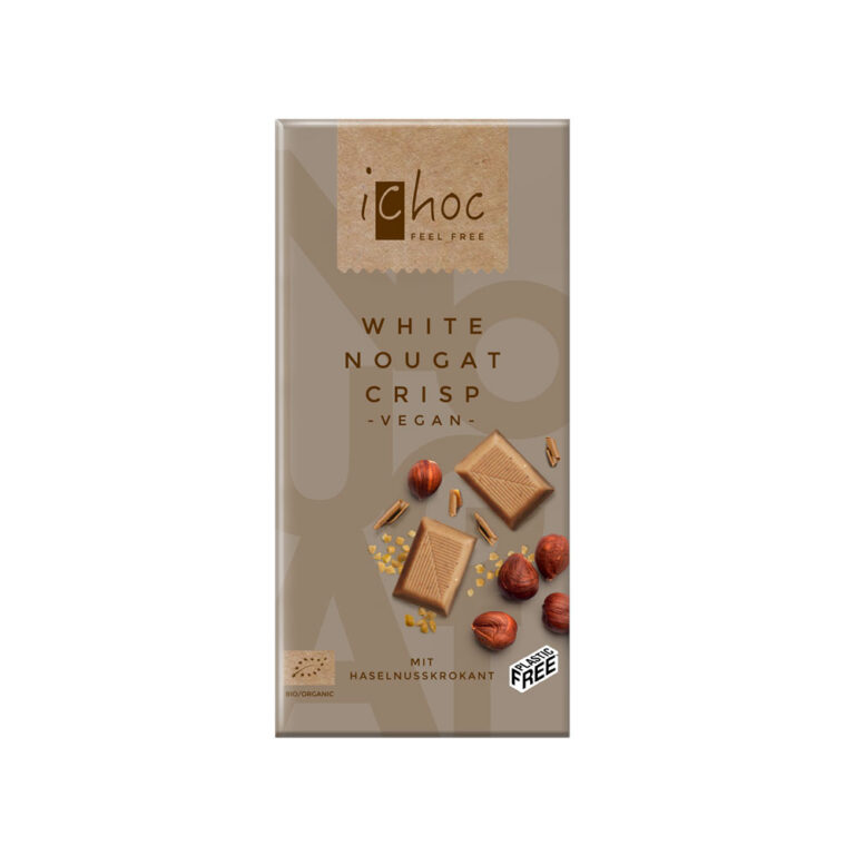iChoc White Nougat Crisp Chocolate