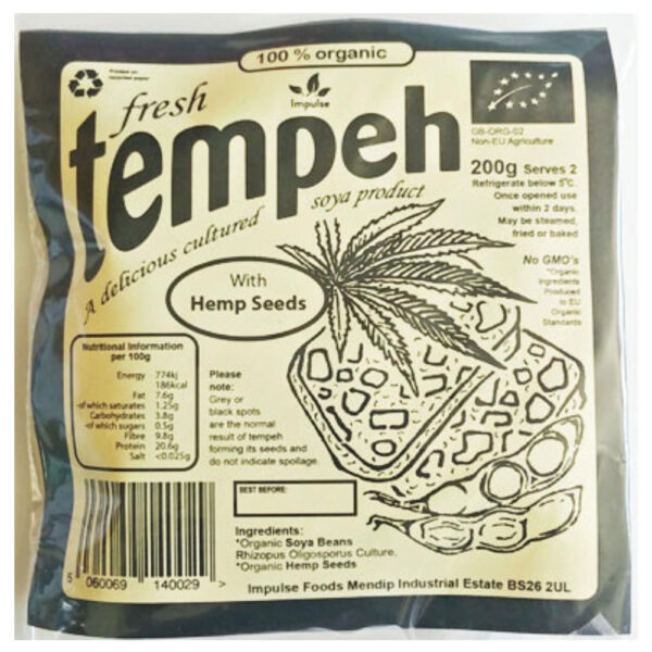 Impulse Organic Hemp Tempeh 200g