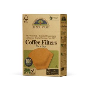 If You Care Coffee Filters No.4 Unbleached 100