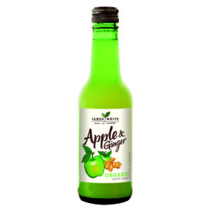 James White Organic Apple & Ginger Juice 250ml (Min. 4)|James White Organic Apple & Ginger Juice 250ml