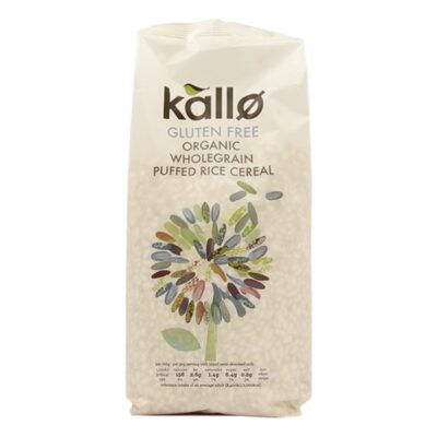 Kallo Organic Puffed Rice Cereal