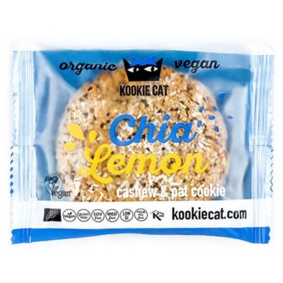 Kookie Cat Lemon Organic Cashew & Oat Cookie