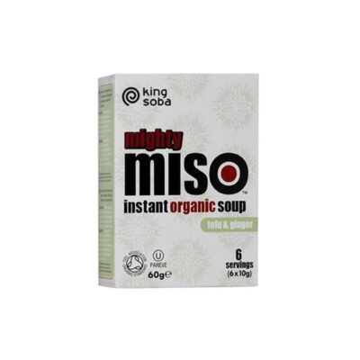King Soba Organic Miso Soup Tofu Ginger