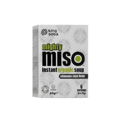 King Soba Organic Miso Soup Edamame Beans