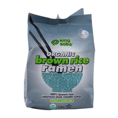 King Soba Organic 4 Pack Brown Rice Ramen Noodles